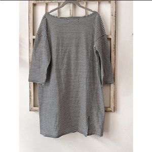 Free People FP Beach Black and White Striped Mini Dress Tunic